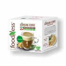 Cafea cu ginseng neîndulcită 10 capsule/6g Cafea cu ginseng neîndulcită 10 capsule/6g