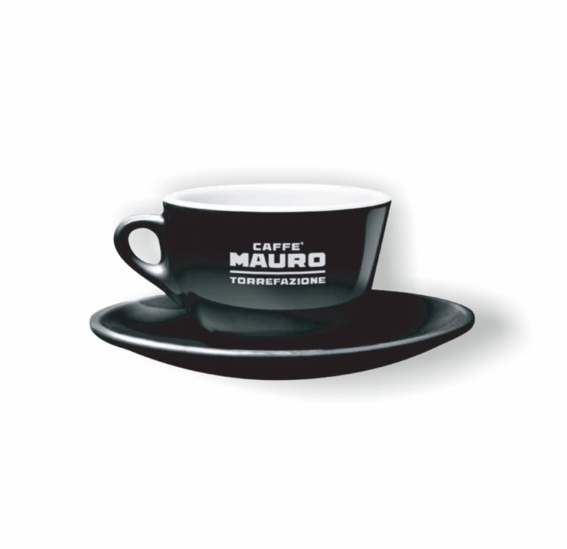Ceașcă neagră Mauro grande cappuccino 170ml