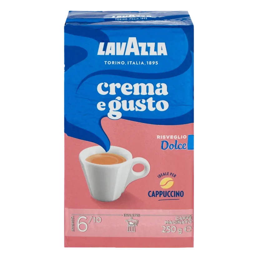 Lavazza Crema e Gusto DOLCE - 250g cafea măcinată Lavazza Crema e Gusto DOLCE - 250g cafea măcinată
