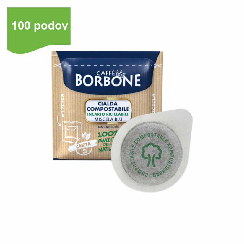 Borbone BLU paduri E.S.E. 100 buc. 44 mm Borbone BLU paduri E.S.E. 100 buc. 44 mm