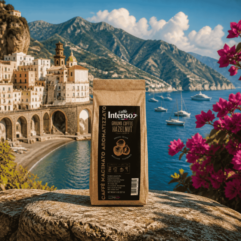 Caffe Intenso Hazelnut cafea măcinată 250 g