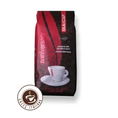 Saicaf Anniversary Rosso - Talianska cafea boabe 1kg – detaliu ambalaj